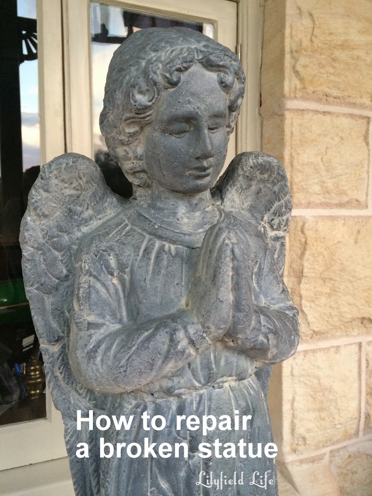 What can be done to repair a broken sculpture?