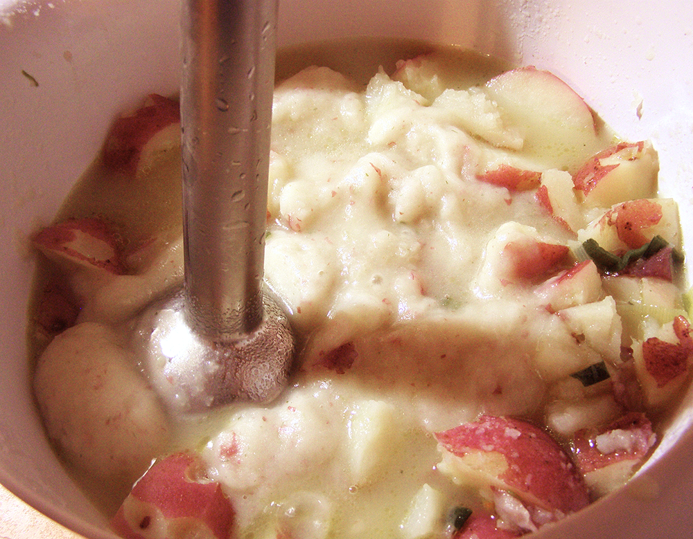 Seasonal Eating Nomilk Potato Leek Soup