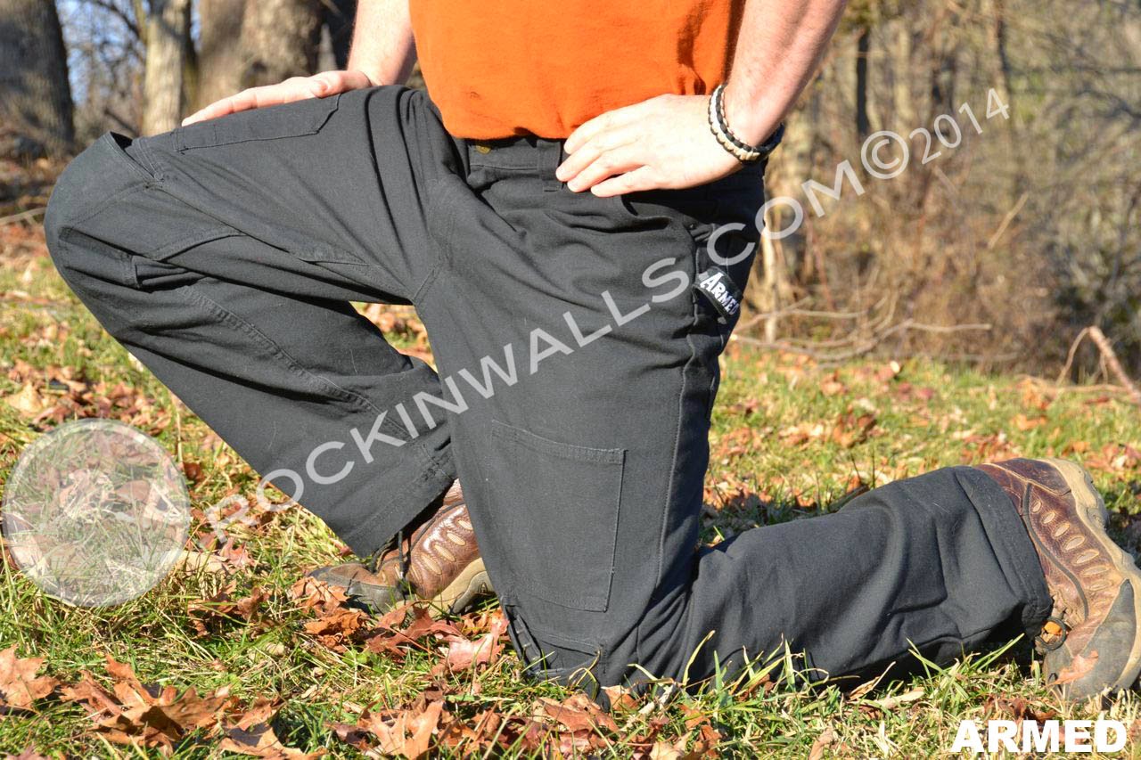 ROCKIN WALLS Work Pants with Knee Pads SOLD IN USA Armed Workwear