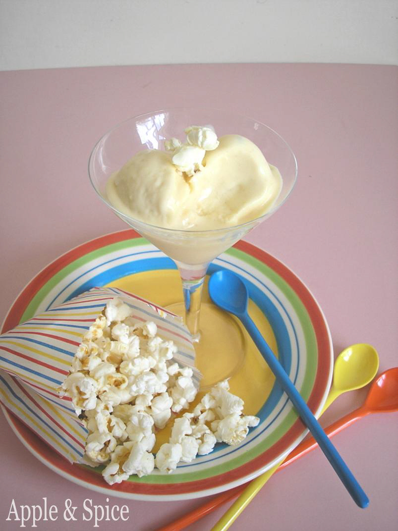 Apple & Spice Heston Inspired Popcorn Ice Cream!