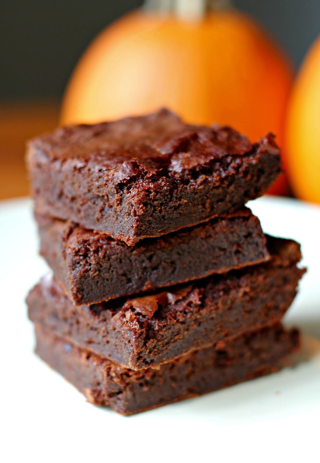 Outrageous Pumpkin Brownies Visions of Sugar Plum
