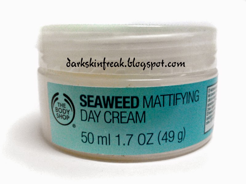 The Body Shop Mattifying Seaweed Day Cream Review My Skincare Regime