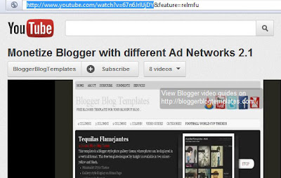 jazzytube video blog template copying the youtube code