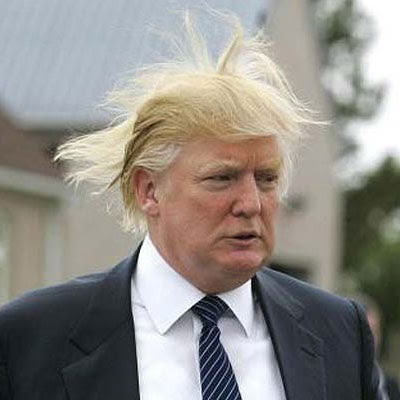 donald trump hair blowing. Ah Donald