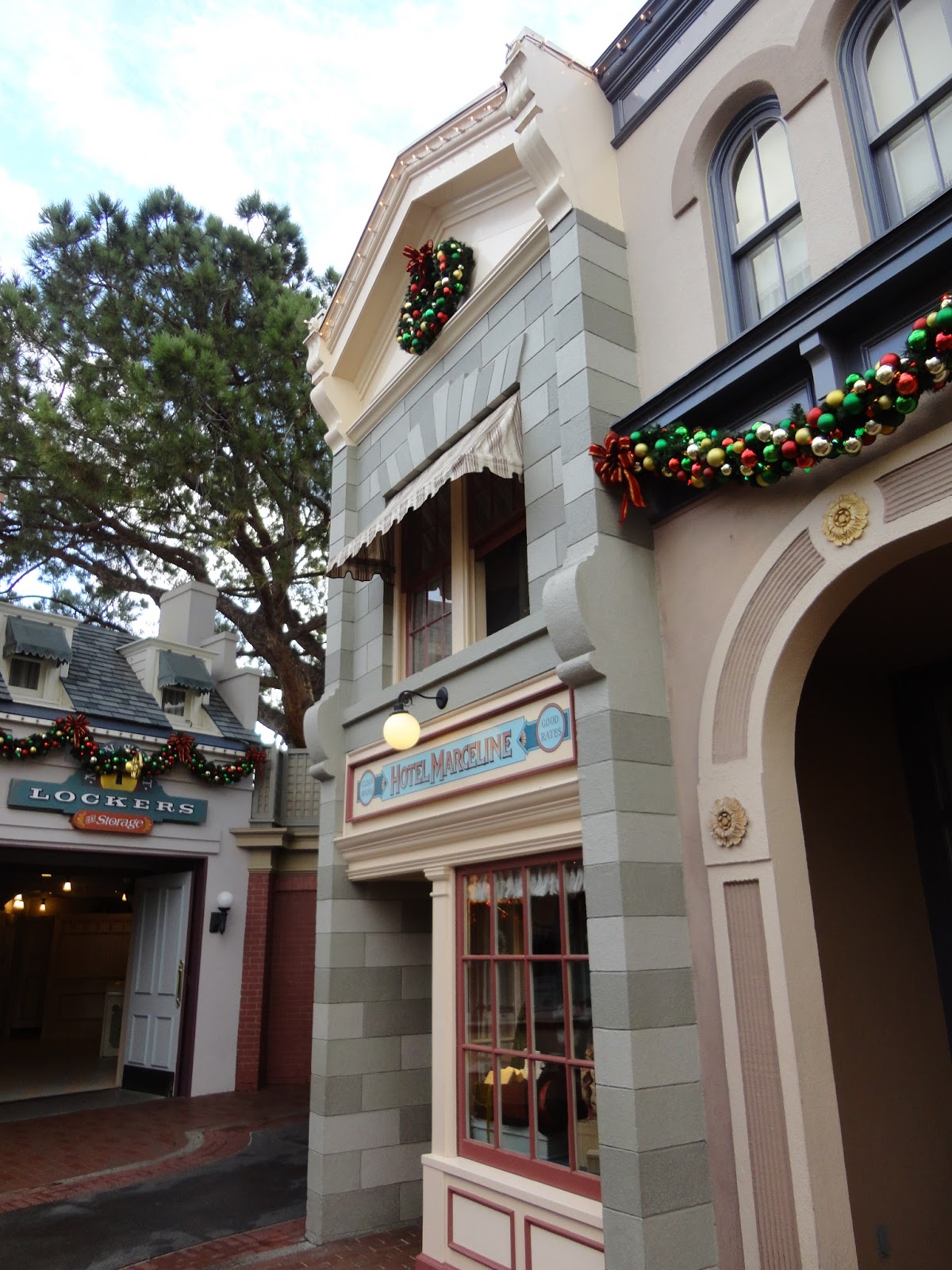 Disneyland Main Street Market House Alleyway Hotel Marceline