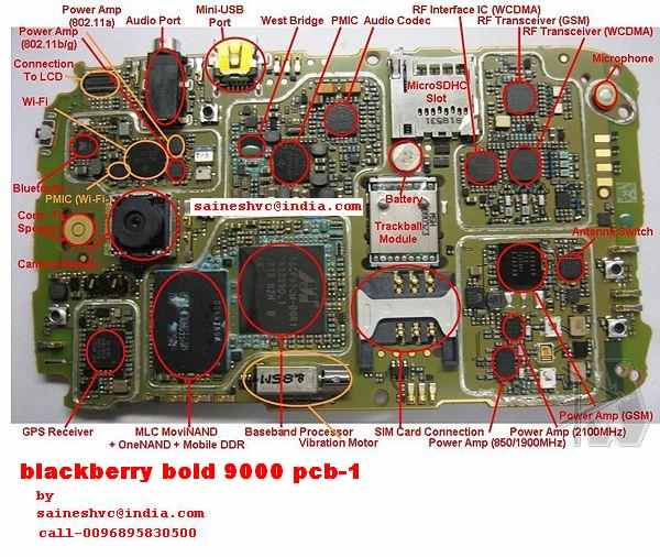 المخطط الكامل لبلاك بيري 9000 Blackberry+bold+9000+pcb