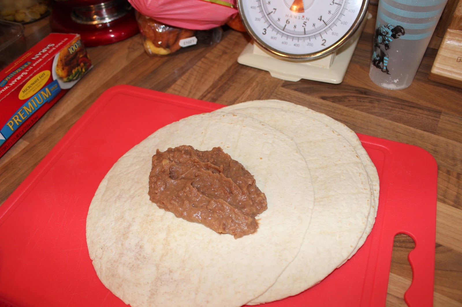 Frozen bean and cheese burritos Peppermint & Pearls