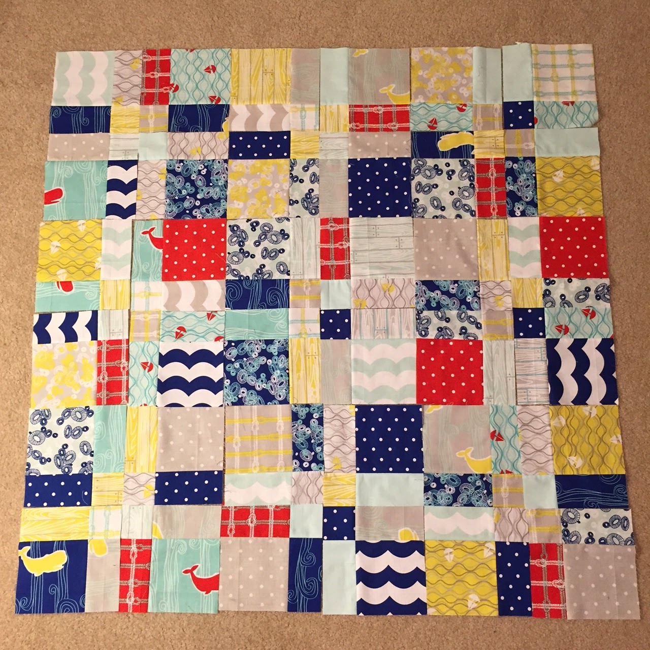 Meadow Mist Designs Quick and Easy Charm Square Baby Quilt