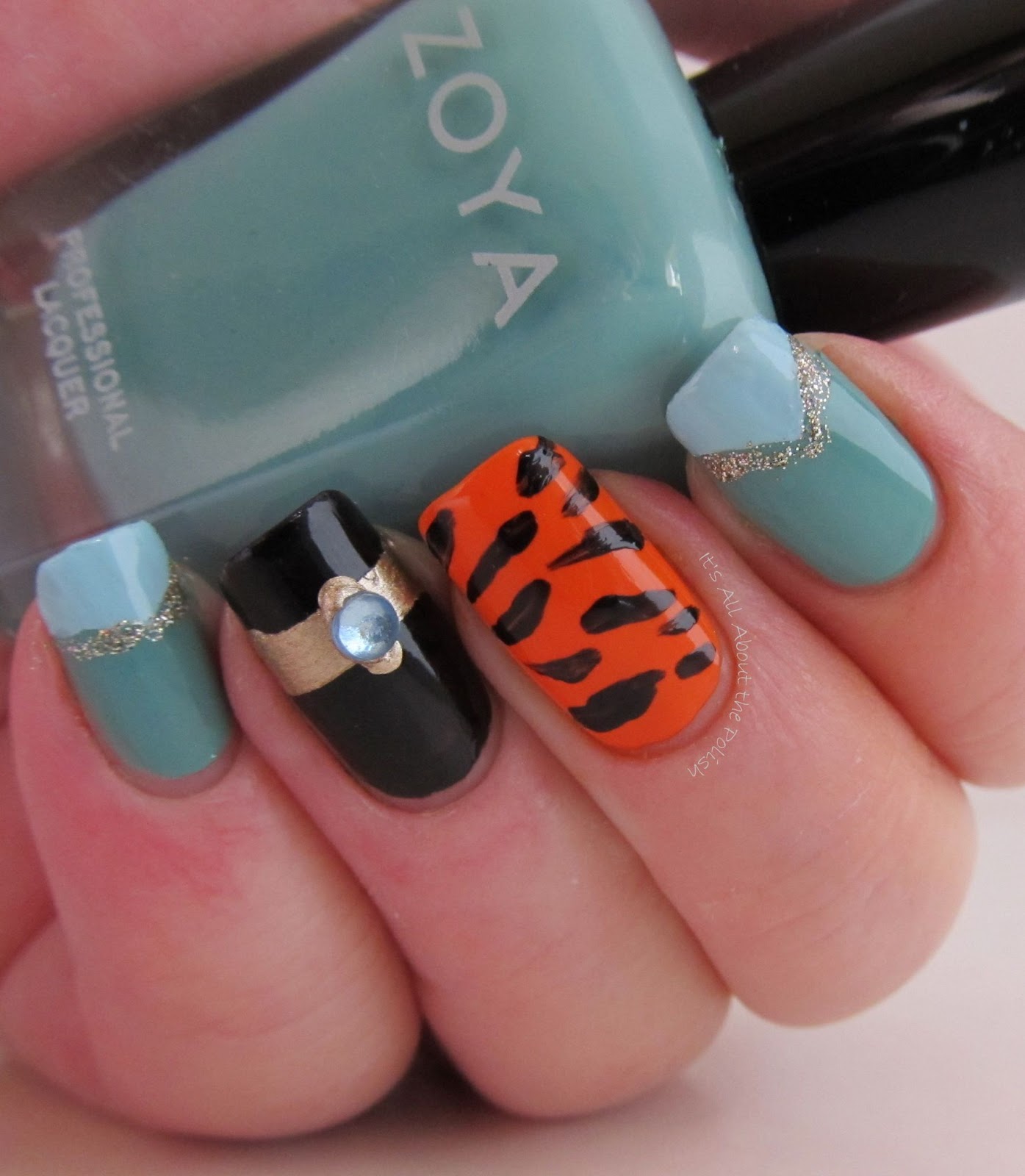 It S All About The Polish Disney Princess Jasmine Nails