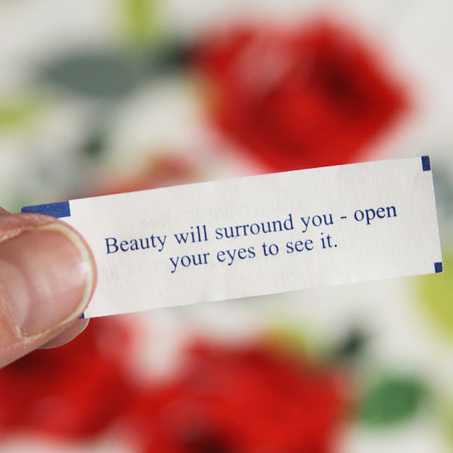 fortune cookies, beauty will surround you, Anne Butera, My Giant Strawberry