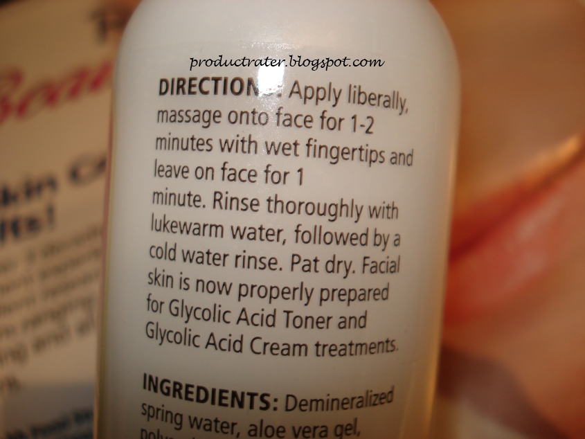 Productrater! Review Reviva Labs Glycolic Acid Facial Cleanser