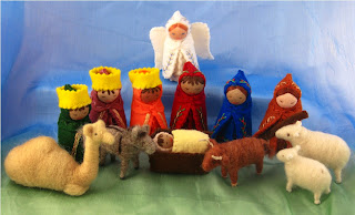 presepe in feltro presepe fai da te in feltro