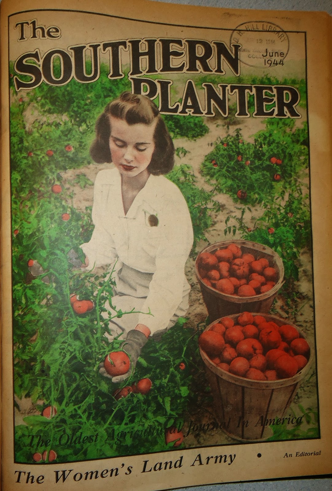 Rural North Carolina History The Southern Planter Cover, June 1944