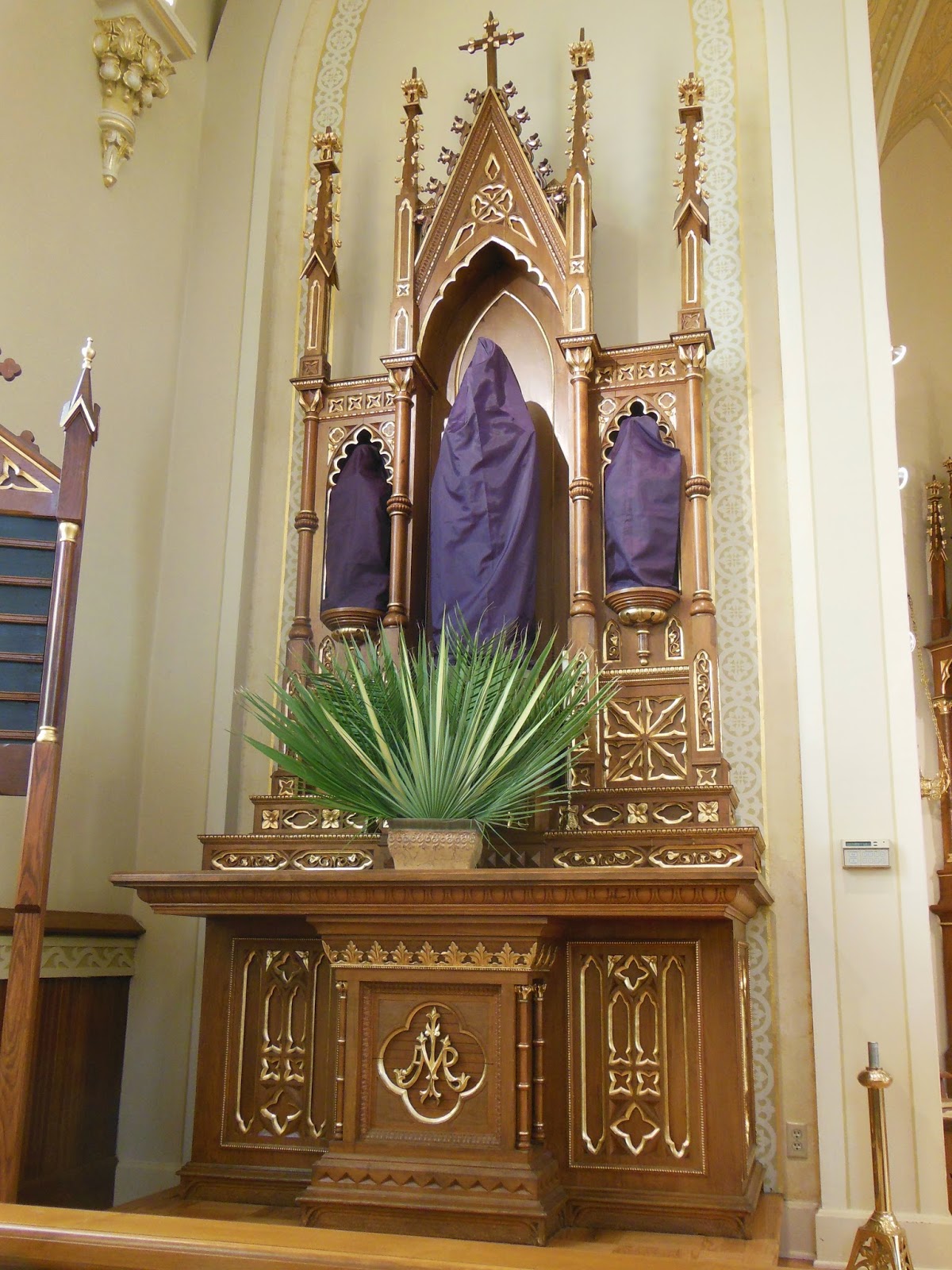Roamin' Catholic Churches Veiled in Lent at St. Mary's, Pine Bluff