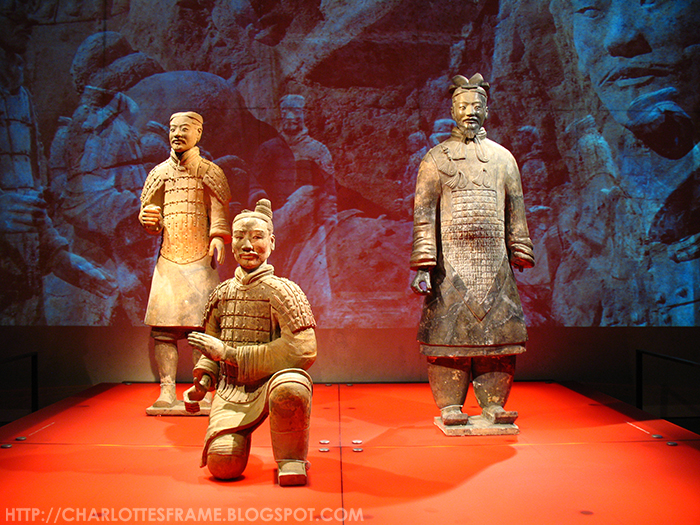 Right to left: Commanding Officer, an archer and infantry soldier terracotta army