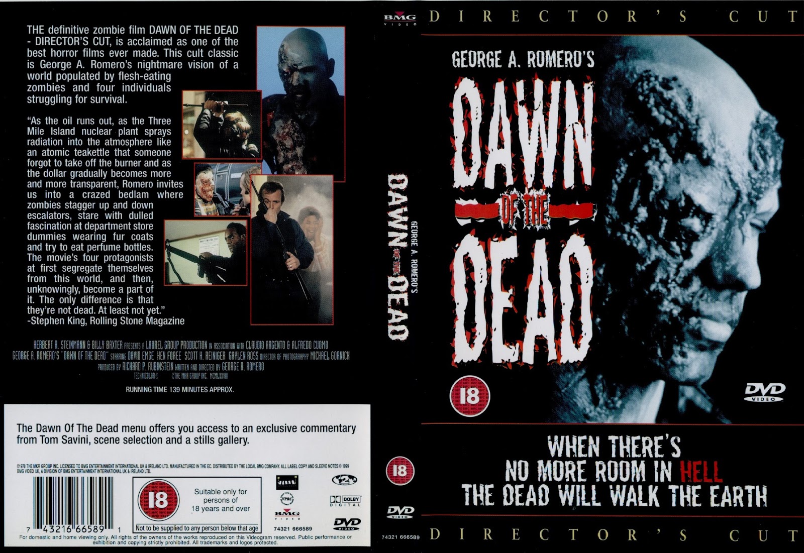 DVD and VHS Covers: Dawn of the Dead (1978) DVD Cover