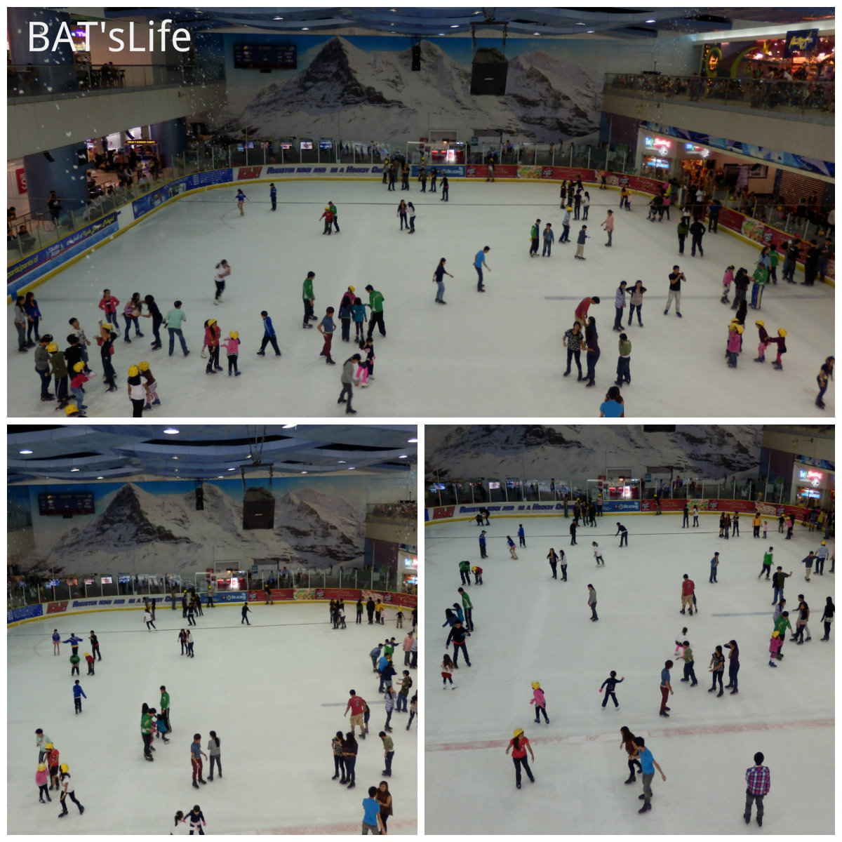 BAT'sLife IceSkating at the SM Mall of Asia