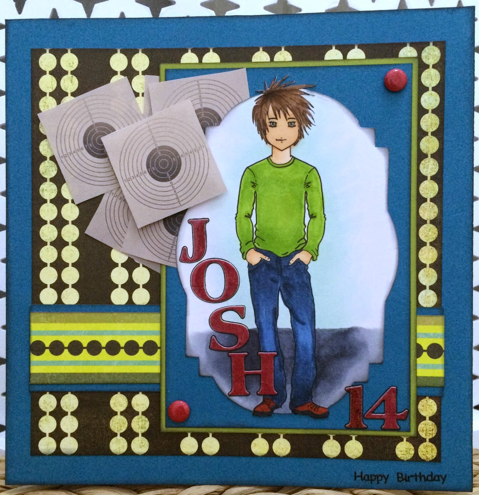 Linda’s Cards and Pages: Happy Birthday Joshua