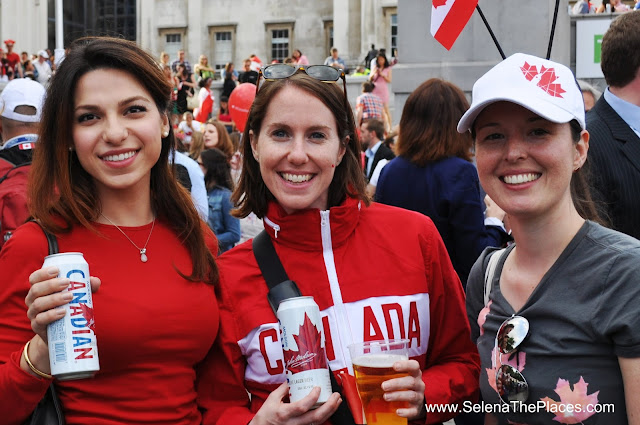 Canada Day at Trafalgar Square London