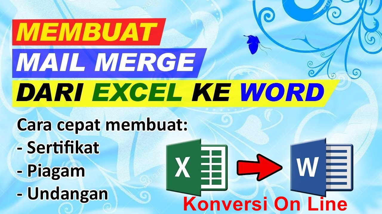 Mail Marger & Konversi Online