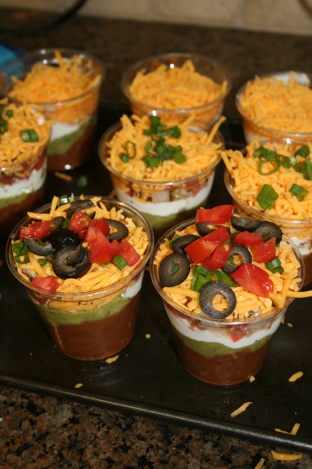 Lola's Homemade Cooking 7Layer Bean Dips!