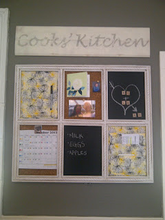 Brick Home Love: Our Kitchen Message Board