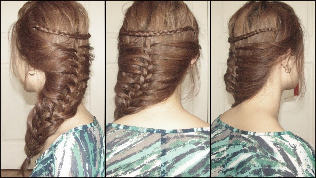 Mermaid braid hairstyle Mermaid braid