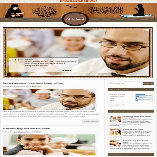 al islamic muslims religion blogger templates free download now religious templates free download