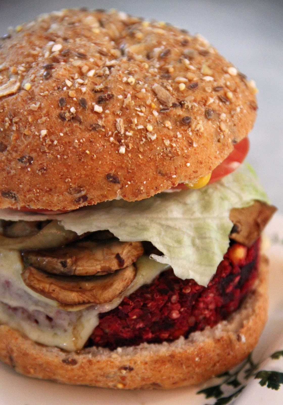 Jo and Sue Beet and Quinoa Burger