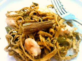 Shrimp Pesto Pasta