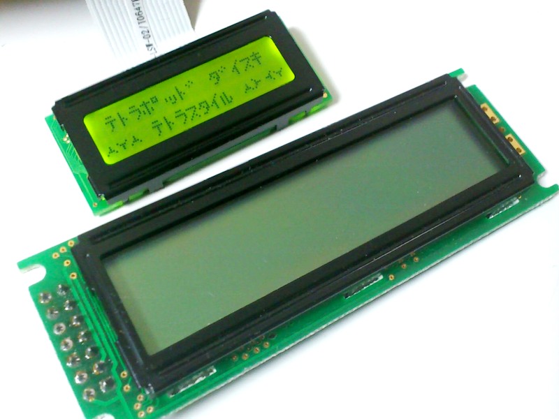 TETRASTYLE-dev-BLOG: 極小液晶モジュール
