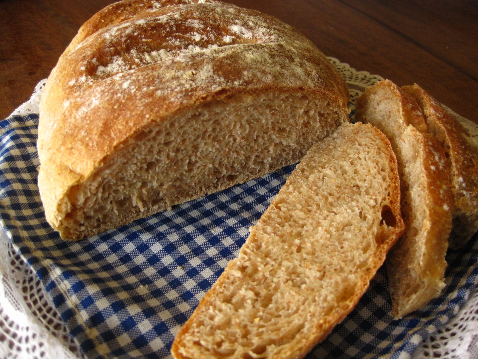 The Blue Cottage whole wheat bread