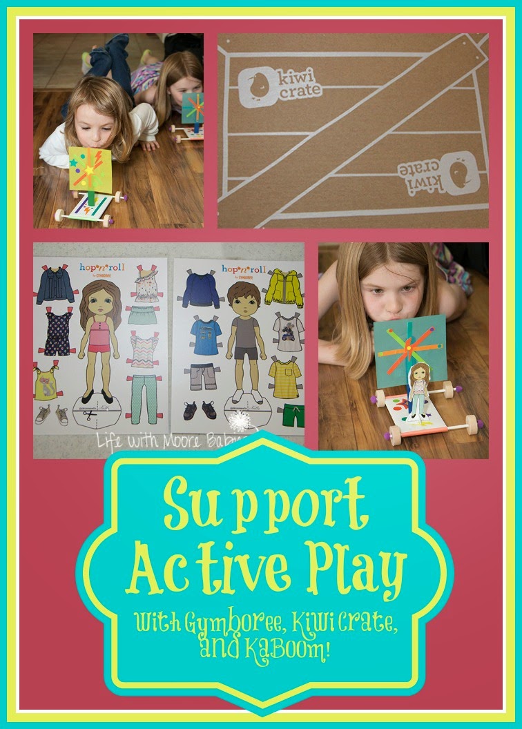 Support Active Play with Gymboree, Kiwi Crate and KaBoom! Life with