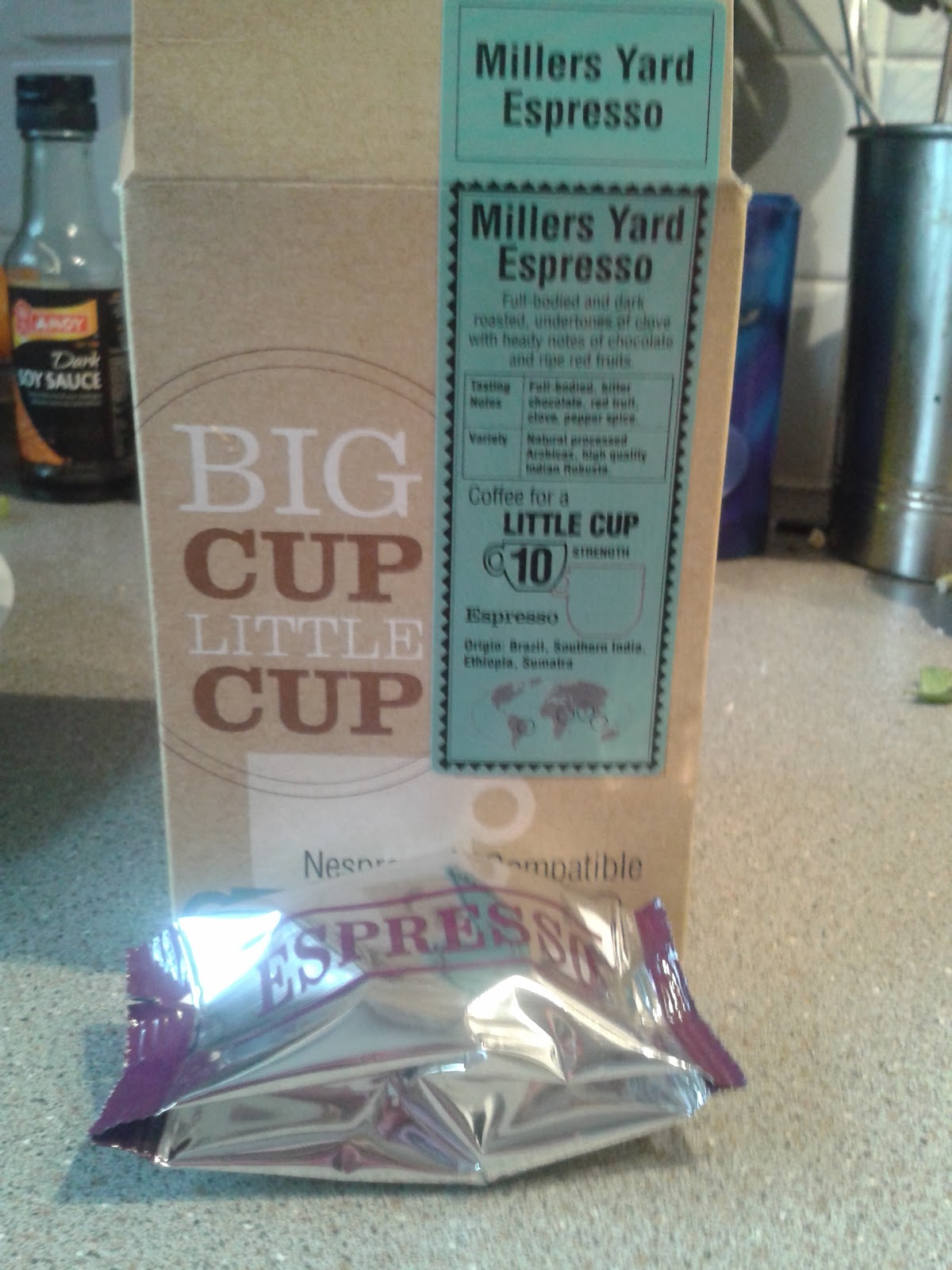 ameringlish A Different Option Big Cup Little Cup Nespresso Pods