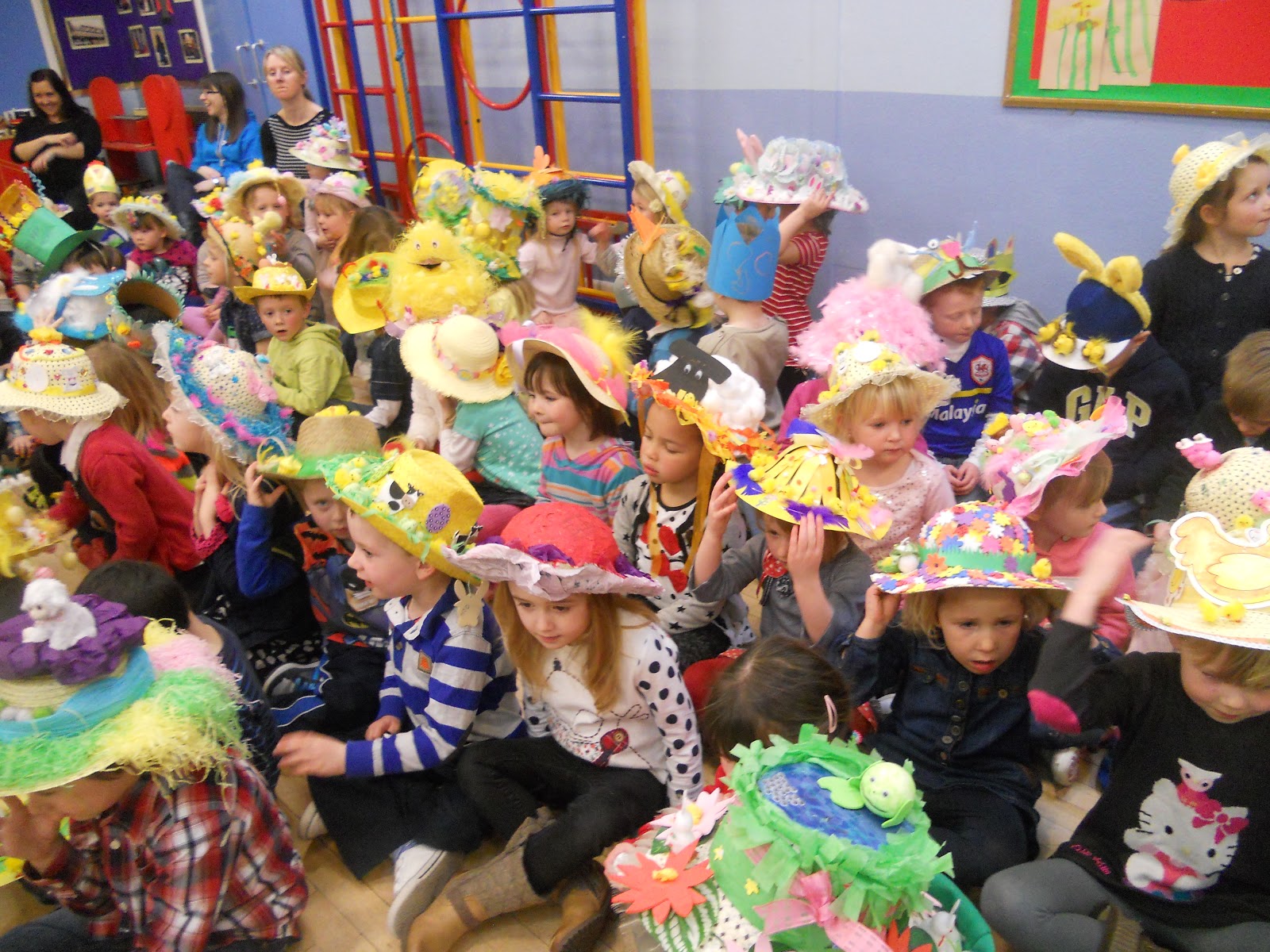 Pontyclun Primary School, Reception Class Easter parade