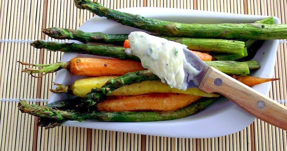 Poor Girl Eats Well Recipe Roasted Asparagus & Baby Carrots with