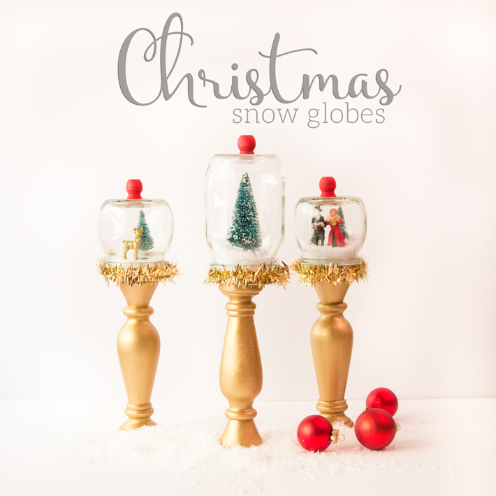 How to make @heidiswapp Christmas Snow Globes by @createoften
