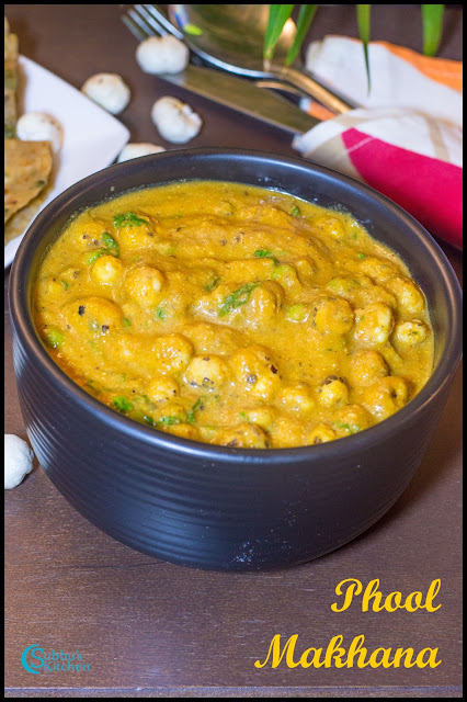 Phool Makhana Curry Recipe | Lotus Seed Masala Recipe Phool Makhana Curry Recipe | Lotus Seed Masala Recipe