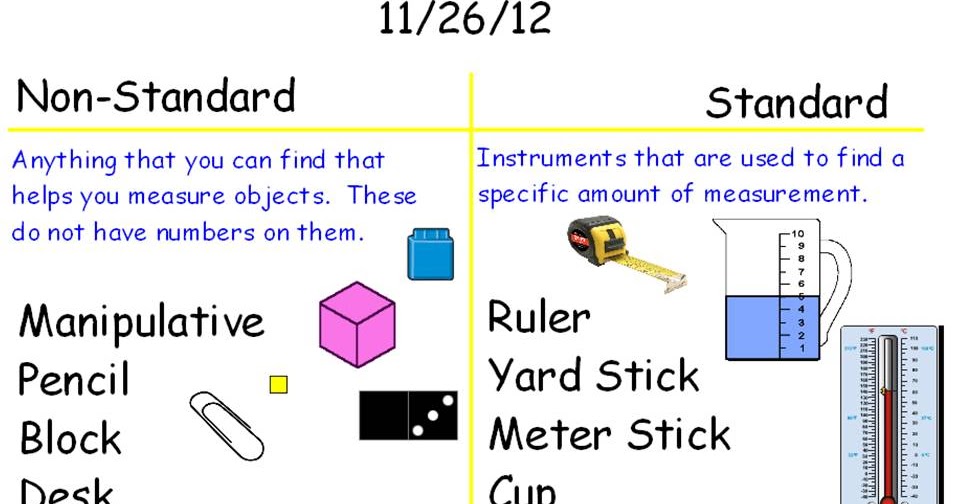 Mrs. Trevino's 2nd Grade Class: Measurement