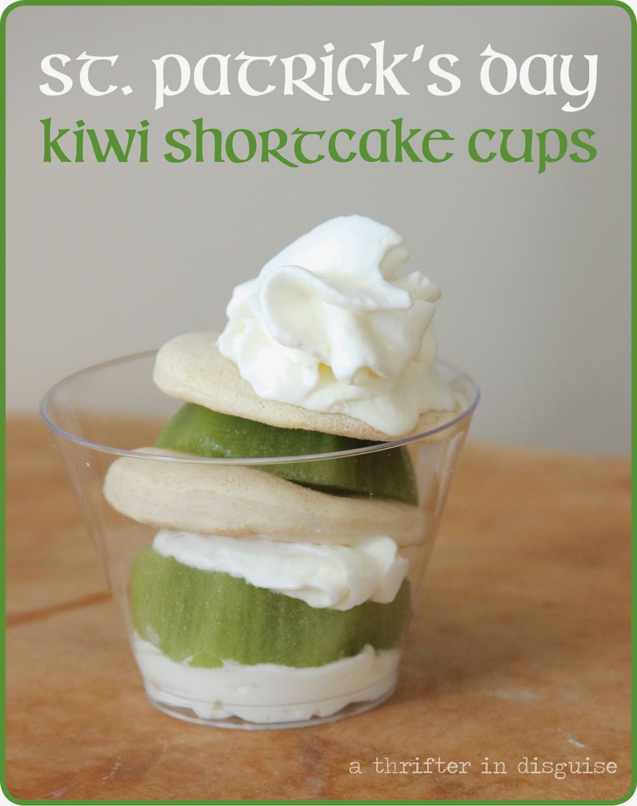 Kiwi Shortcake Cups