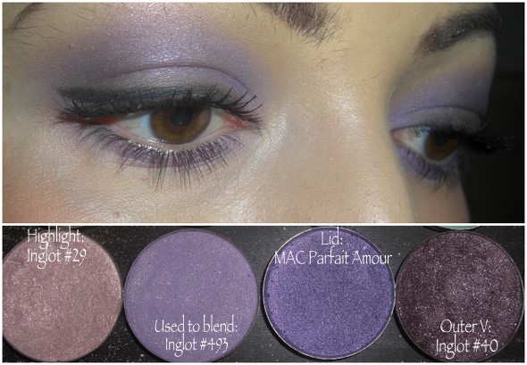 Soft Purple Eyeshadow for Day and Night