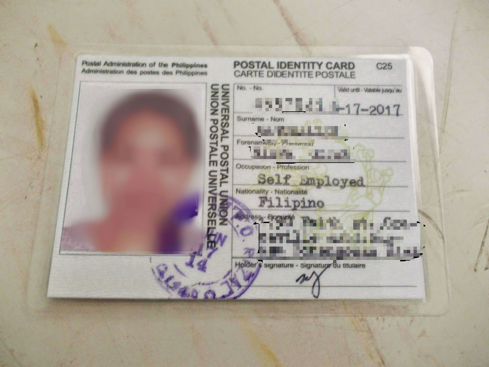 What Is A Postal Id Card