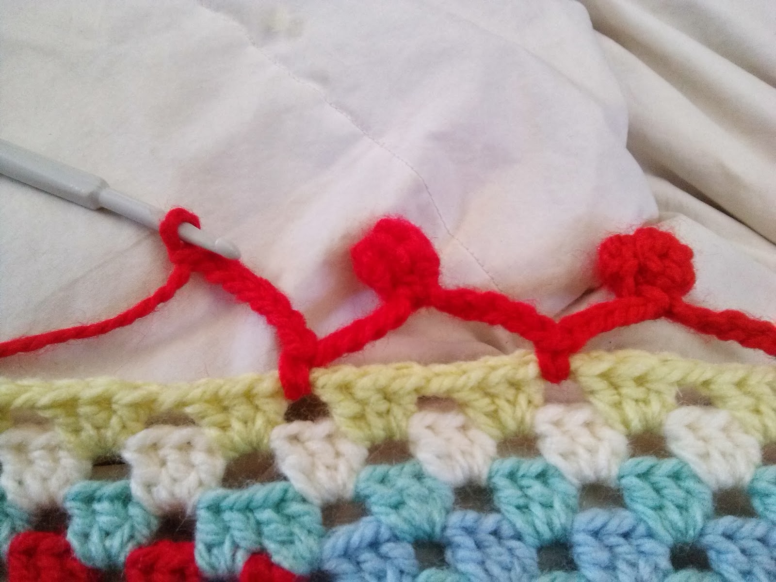 mini pompones crochet