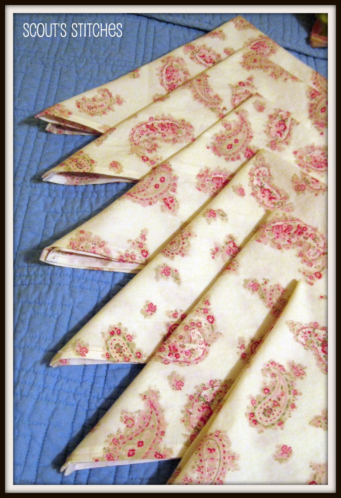 All The Joy Cloth Napkin Tutorial