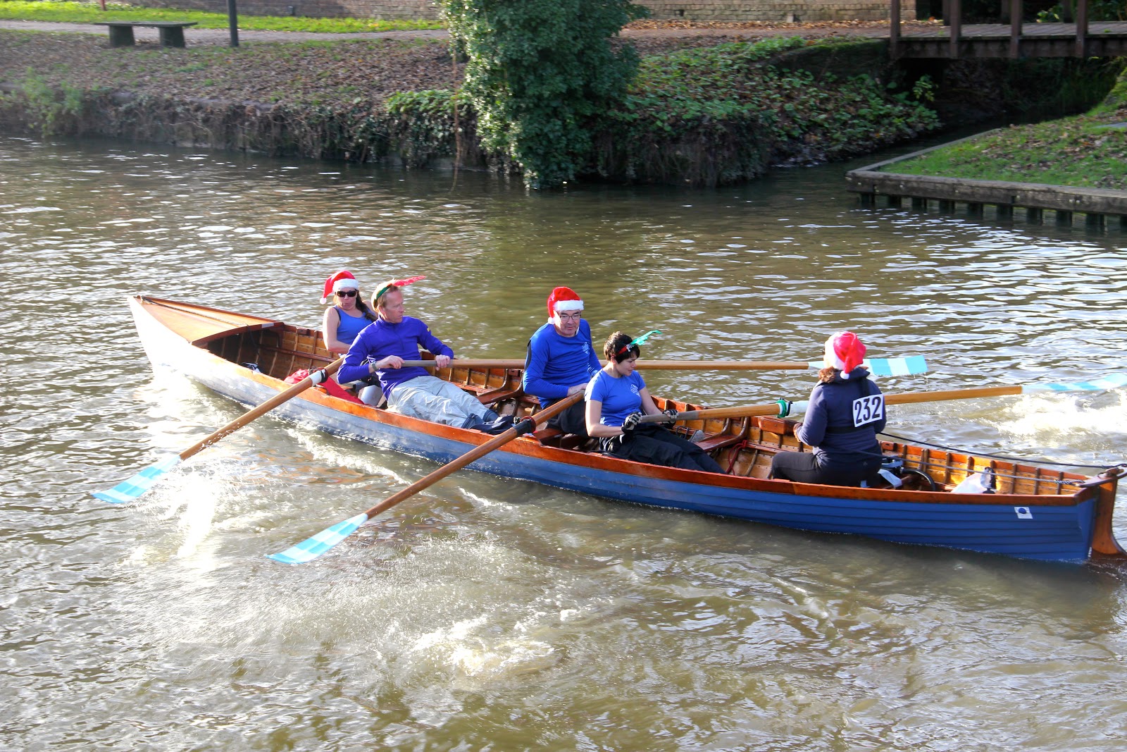 Norfolk Skiff Club Traditional boats race in the Carrow Cup 2012