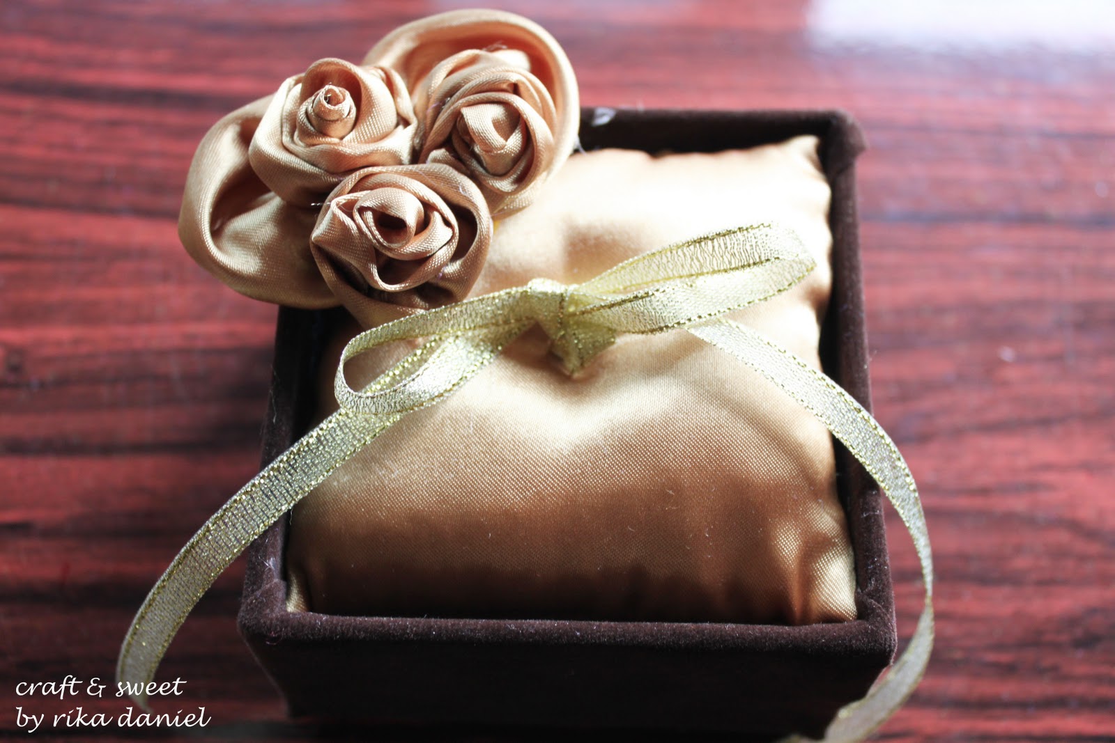craft & sweet ) Ring Pillow & Box DIY Wedding