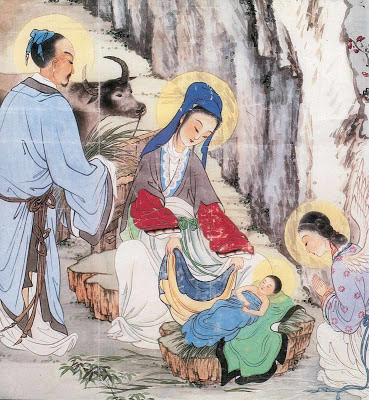 Presépio chinês Presépio chinês