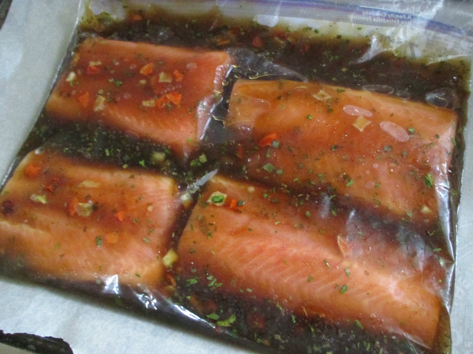 Just my Stuff Teriyaki Salmon