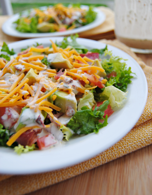 SteakNPotatoesKindaGurl Endive, Avocado, and Bacon Salad with Chipotle