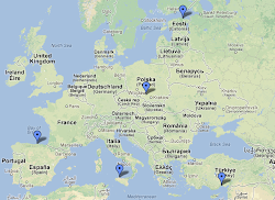 Countries in  our Comenius Project